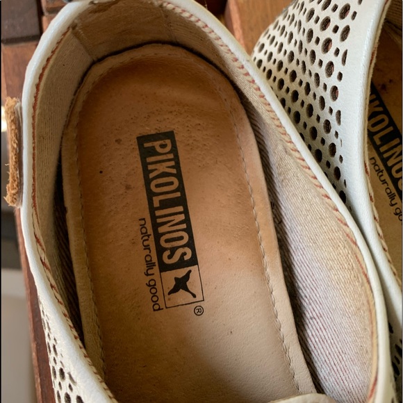 Pikolinos Womens Loafer’s Perforated Leather Comfort Shoes Size 38 - Picture 2 of 13